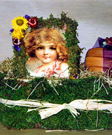 English Moss Basket